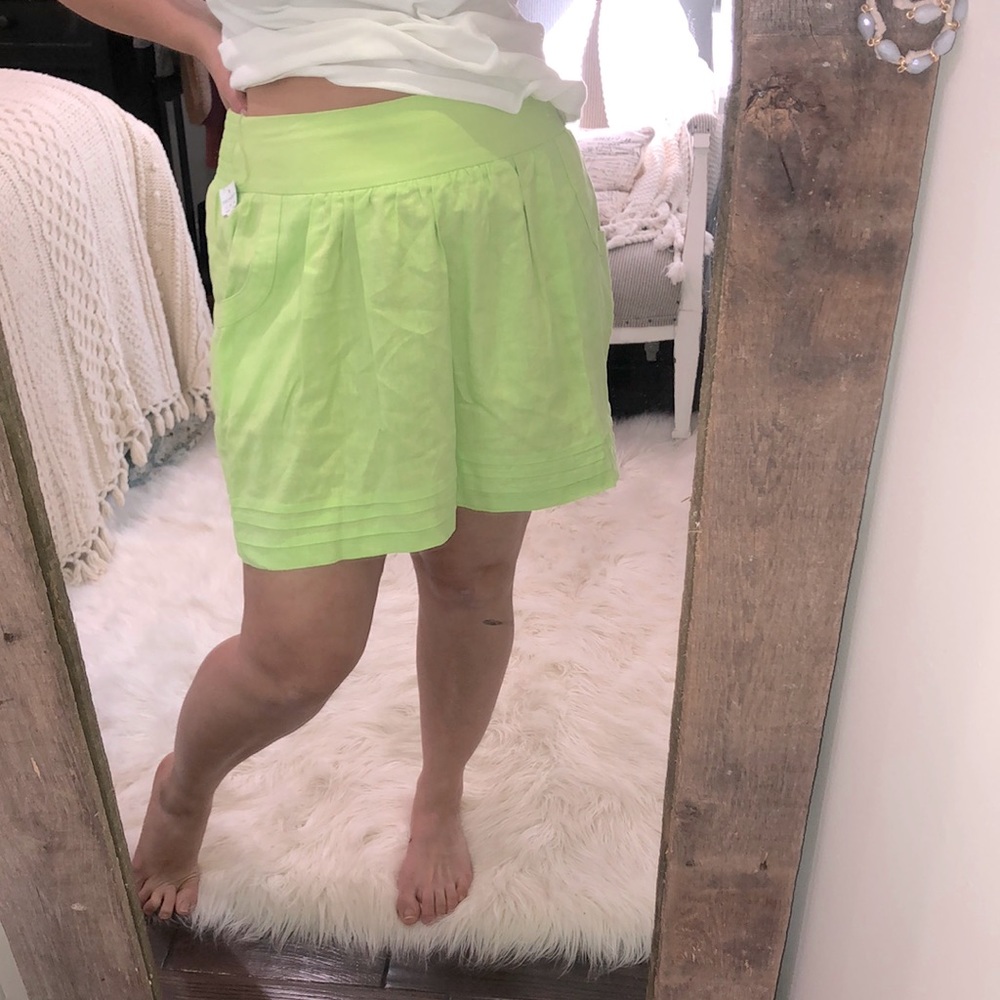Maurice’s size medium green linen summery skirt
